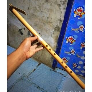 Jual suling bambu 50cm 6 lubang +1 suling sunda seruling sunda seruling ...