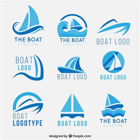 Boat logos | Free Vector