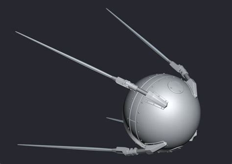 Sputnik 1 3D Models for Download | TurboSquid