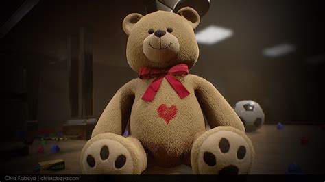 Free game ready Teddy Bear Model and textures.