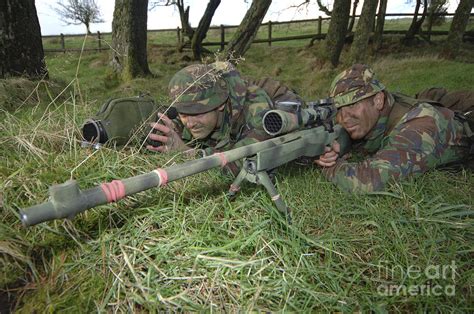 A Sniper Team On The Lookout Photograph by Andrew Chittock