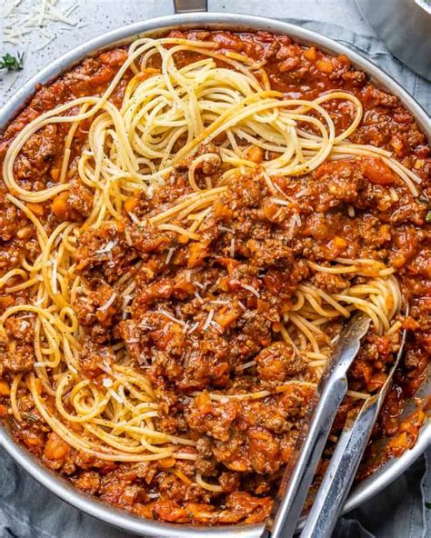 The BEST Beef Bolognese Sauce Recipe | Healthy Fitness Meals