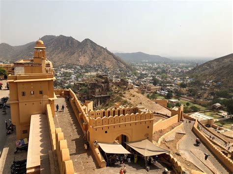 Bird’s Eye View of Amer Fort in Jaipur, India