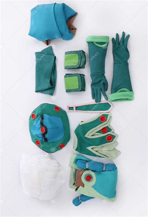 Women Costume - Anime Green Dress Set with Hat Cosplay | Top Quality ...