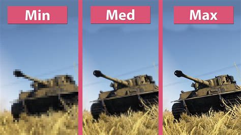 War Thunder – Ground Forces PC Min vs. Med vs. Max Graphics Comparison ...