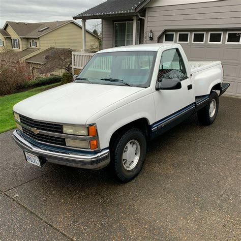 1991 CHEVROLET SILVERADO SHORT BED STEPSIDE V8 OBS Chevy Truck C/K 1500 ...