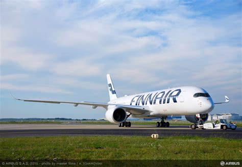 First Finnair A350 rolled out of paint shop