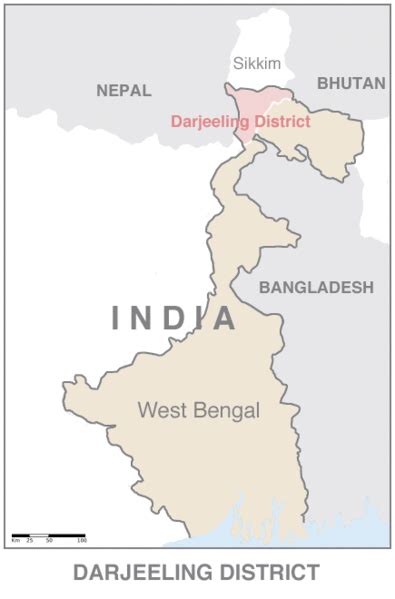 Darjeeling District Map - Dominion Tea