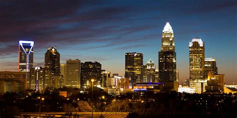 Charlotte Skyline Panorama Photograph by Gregory Hurst - Fine Art America