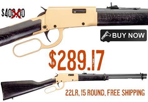 Rossi Rio Bravo Lever-Action 22LR Rifle just $289.17 FREE Shipping