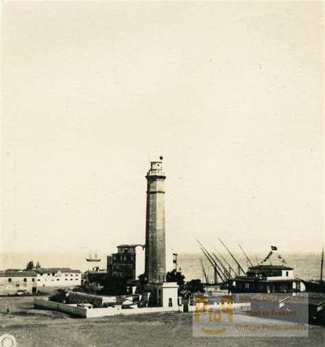 Egypt Port Said Lighthouse Old NPG Stereoview Photo 1900