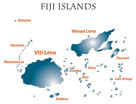 Fiji Tourist Map