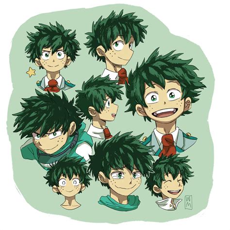 Many Deku Smiles by WendyMartin on DeviantArt