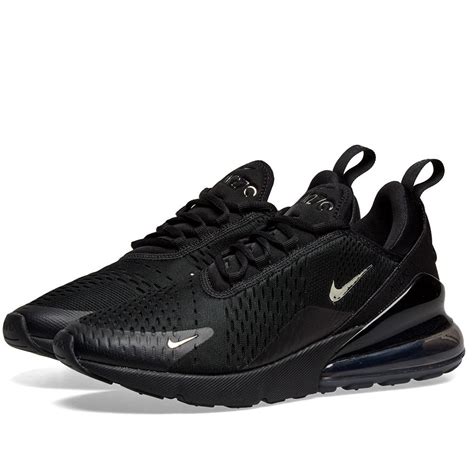 Nike Air Max 270 Black, Chrome & Pure Platinum Nike