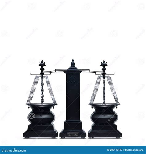 The Scales of Justice are on a Dark Background. Stock Illustration ...