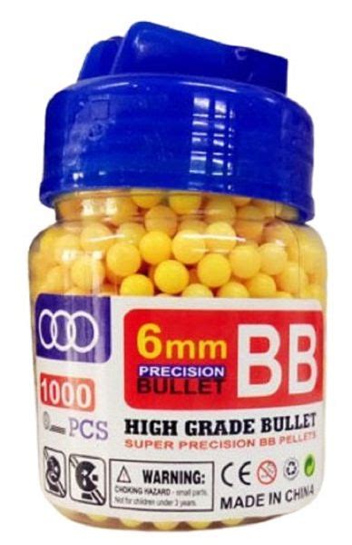 High Grade Pellets 1000 X 6mm BB Pellet Bullets for Air Soft Toy Gun ...