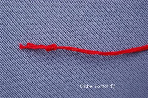 How to Thread a Needle & Tie a Knot