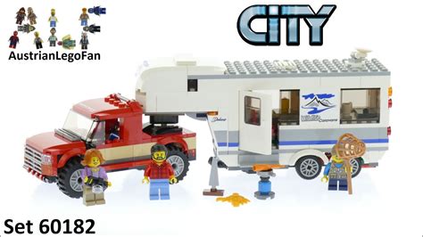 Building Toys LEGO City 60182 Pickup & Caravan Building Kit Truck ...