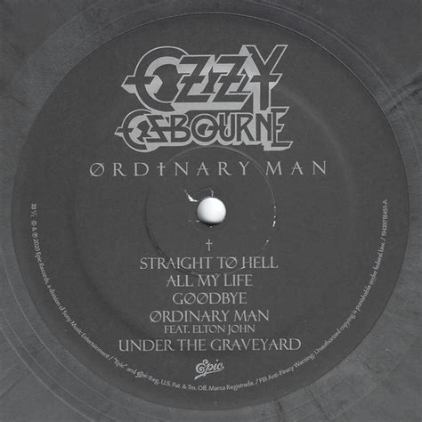 Ozzy Osbourne - Ordinary Man - New Vinyl - High-Fidelity Vinyl Records ...