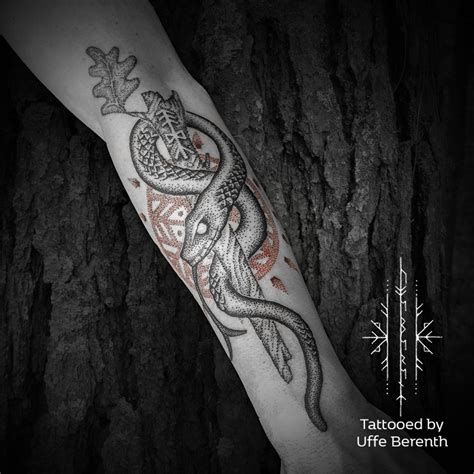 Sacred Spirit Snake Tattoo by Uffe Berenth by UffeBerenthHansen on ...