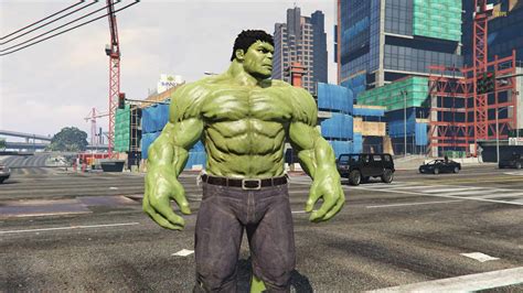 THE HULK (MCU version) with ULTRA HD textures 1.0 - GTA 5 Mod | Grand ...