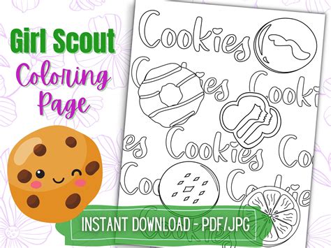 Girl Scout Coloring Page Printable Coloring Pages For Daisy, Brownie ...