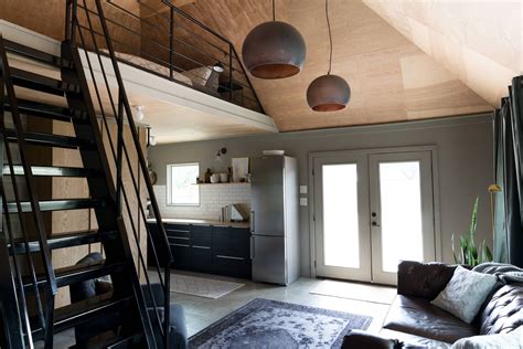 A Modest & Modern Tiny Home in a Garage | Garage to living space ...