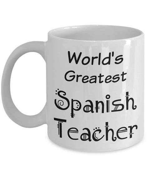 Spanish Teacher Mug Gifts Teacher Appreciation Gifts for | Etsy