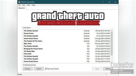 Download Liberty City Stories Save Editor for GTA Liberty City Stories