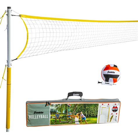 Franklin Sports Volleyball Net Family Set - Includes Cloth Volleyball ...