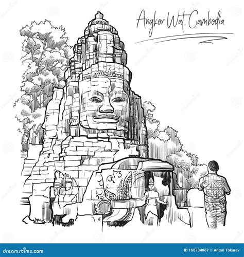 Angkor Wat Drawing