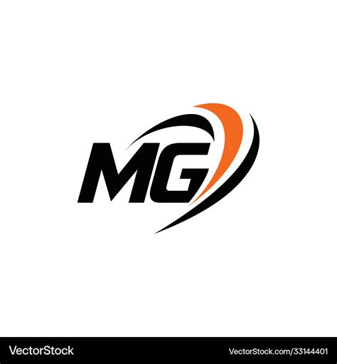 Mg monogram logo Royalty Free Vector Image - VectorStock