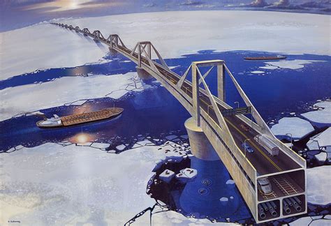 Alaska-Siberia Bridge (2 page spread) by AlanGutierrezArt on DeviantArt