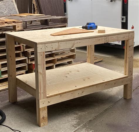 How To Build A Garage Workbench - Encycloall