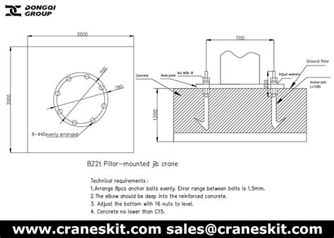 2 Ton Jib Crane Sold To UAE Machinery Manufacturing Factory