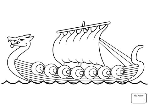 Viking Ship Drawing at GetDrawings | Free download