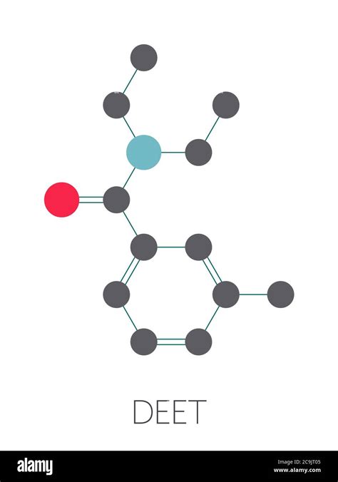 DEET (diethyltoluamide, N,N-Diethyl-meta-toluamide) insect repellent ...