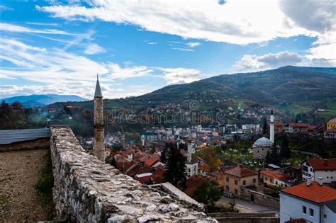 Stone Fortress With A Mosque In Travnik, Bosnia Stock Photo - Image of ...