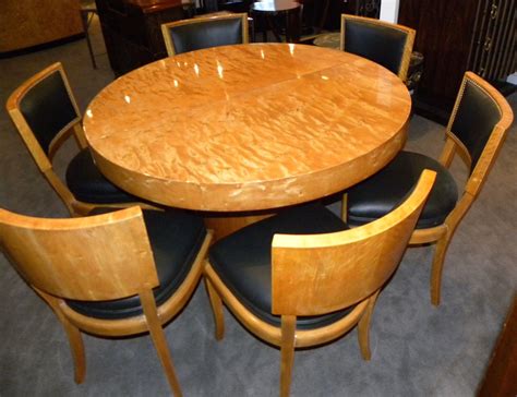 Art Deco Round Mid Century Dining table and chairs | Dining Room | Art ...