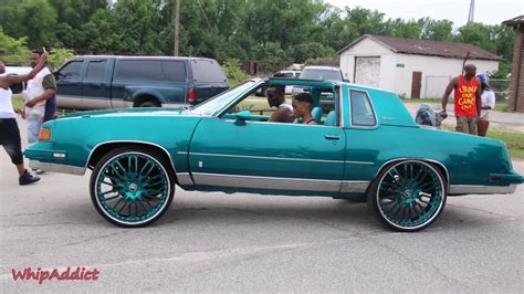 WhipAddict: Kandy Teal Oldsmobile Cutlass on 26" Forgiato Taglios, T ...