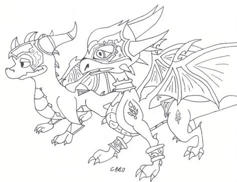 DotD Cynder and Spyro in Armor by ShadowDragon114 on DeviantArt