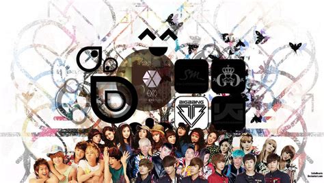 Download Kpop Groups Collage Wallpaper | Wallpapers.com