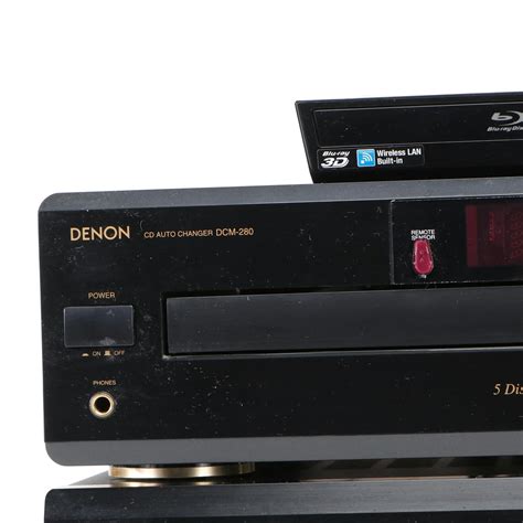 Denon 5 Disc CD Player and Receiver with Sony Blu-Ray DVD Player | EBTH