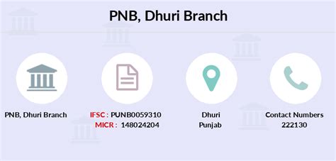 PNB Dhuri IFSC Code PUNB0059310