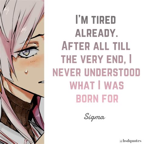 Bungou Stray Dogs quotes on Tumblr - #sigma