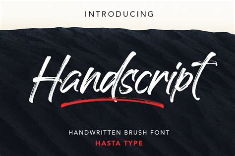 Handscript font