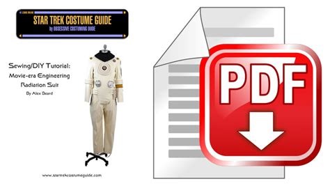 Engineering Radiation Suit – Sewing/DIY Tutorial - Star Trek Costume Guide