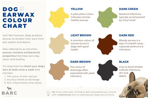 Dog Ear wax Color Chart – Jax & Cali