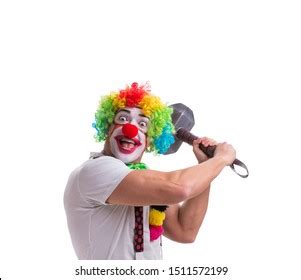 Funny Clown Hammer Isolated On White Stock Photo 1511572199 | Shutterstock