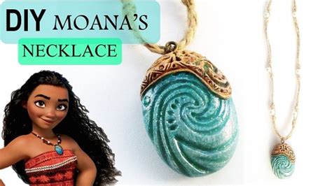 DIY Moana Heart of Te Fiti Necklace